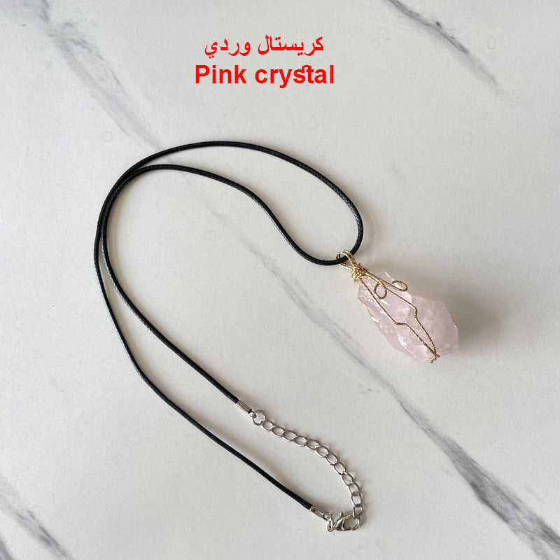 قلادة احجار كريمة طبيعي إكسسوارات سيارة