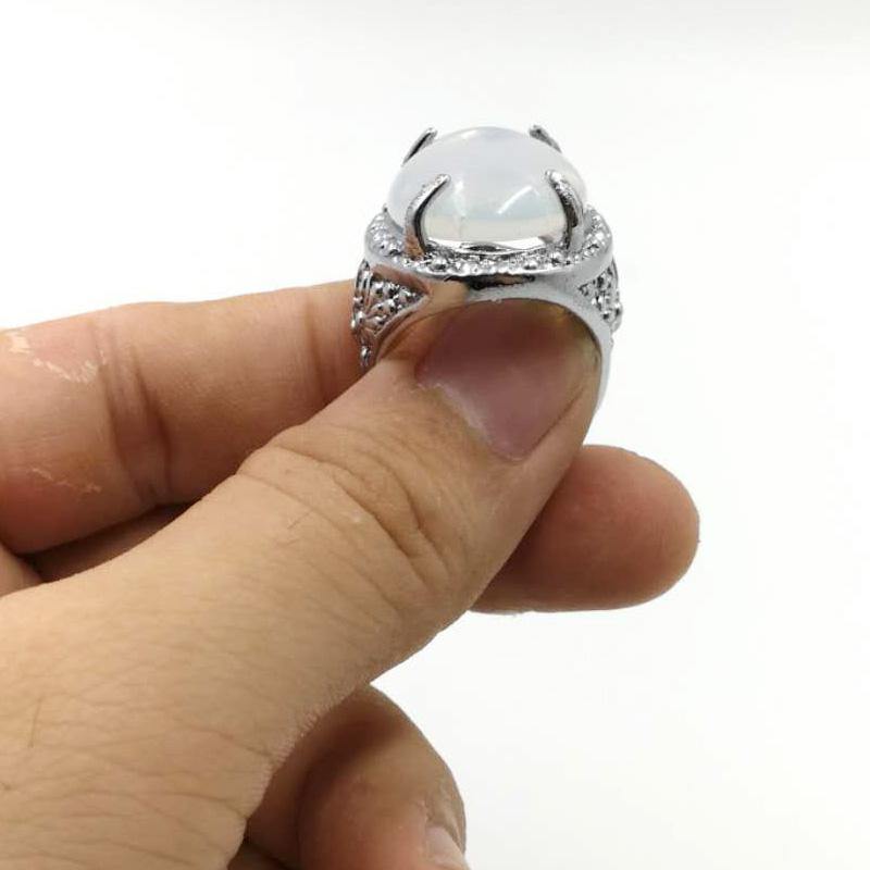 خواتم مطعمة بالحجر اوبال - Albashan