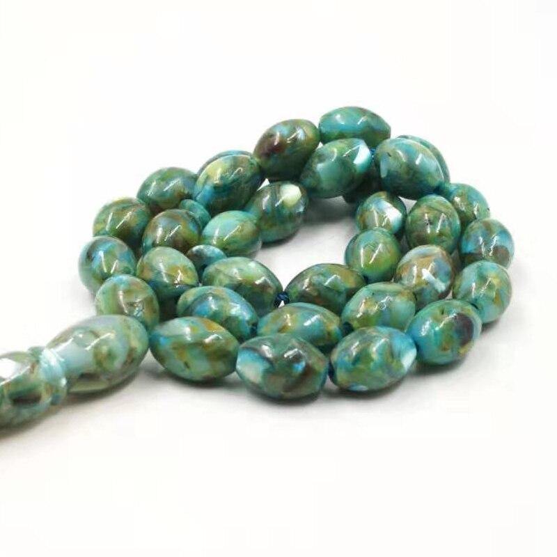 سبحة جديد صدف تسبيح مستكت داخل صدفة رجل مسلم سوار 33 رأس مسبحة صدفة بحر طبيعي مجوهرات إسلامية - Albashan