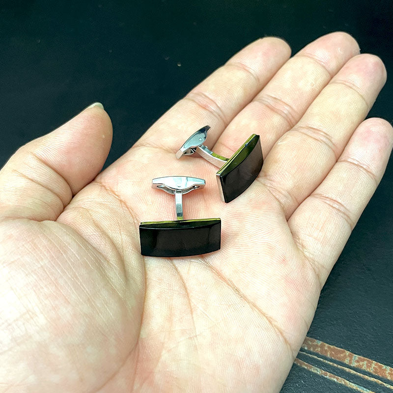 كبك مطعمة بالحجر عقيق اسود