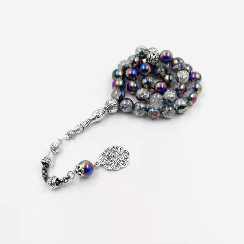 سبحة كريستال متلونة شكله خرز انفجار - Albashan