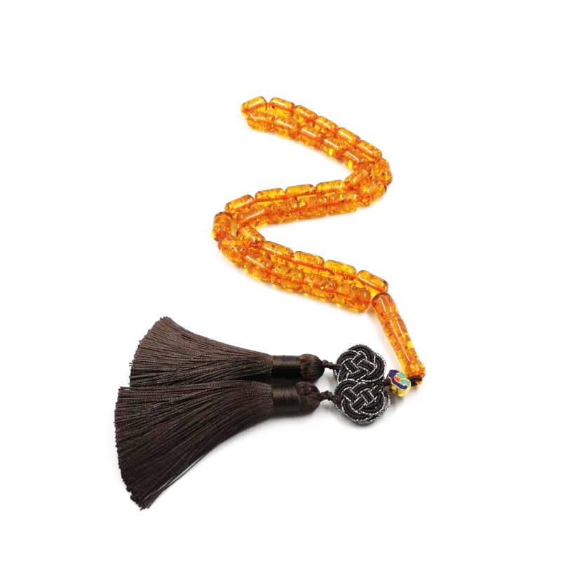 2020 Tasbih Gold Resin color misbaha 33 45 66 99Beads Turkey Resin Muslim rosary handmade Gift tassel Islam Fashion Saudi arabic bracelet - Bashatasbih