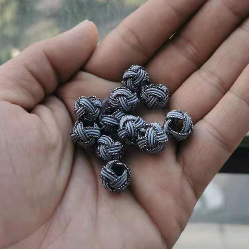 طربزونة قطن الاكسسوار للسبحة خرز فواصل يدويه