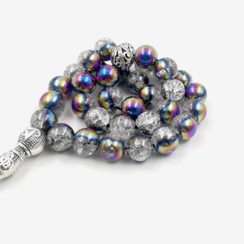 سبحة كريستال متلونة شكله خرز انفجار - Albashan