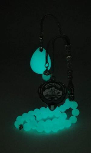 سبحة كويت حجر مضيئ مع الاكسسوار مميزه - Albashan