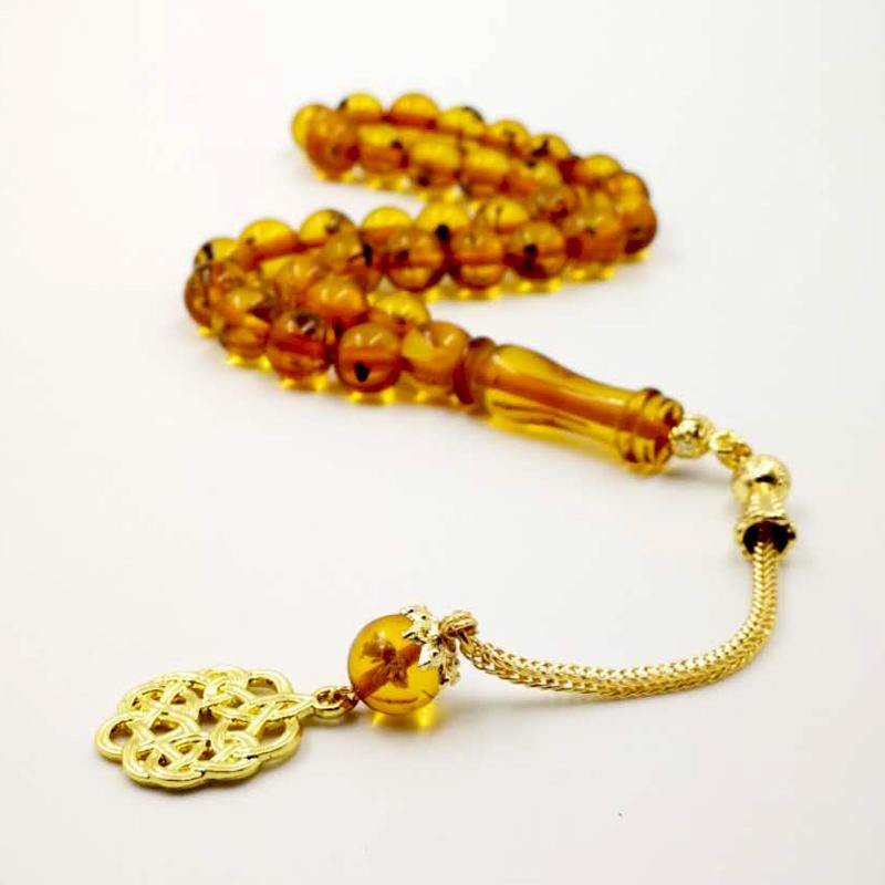 Insect Rosary personality Tasbih Golden tassel My orders prayer beads pusheen Man's Golden Accessories Misbaha insect Bracelets - Bashatasbih