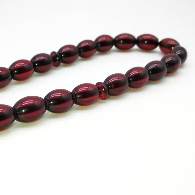 سبحة باكلايت حمراء مع الاكسسوار عقرب حقيقي