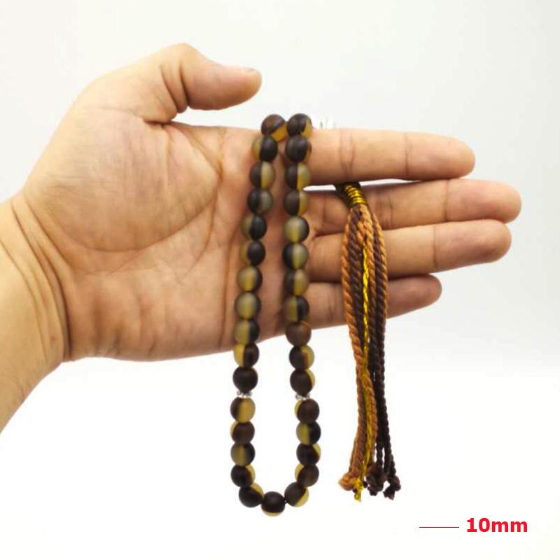 سبحة مستكة بلون قرون البقر