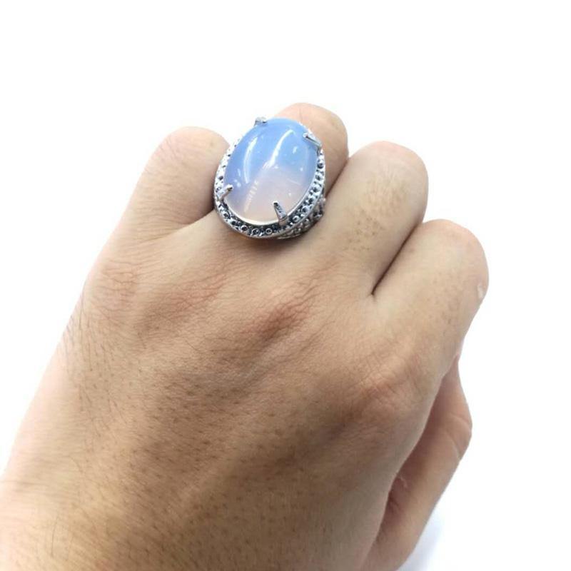 خواتم مطعمة بالحجر اوبال - Albashan