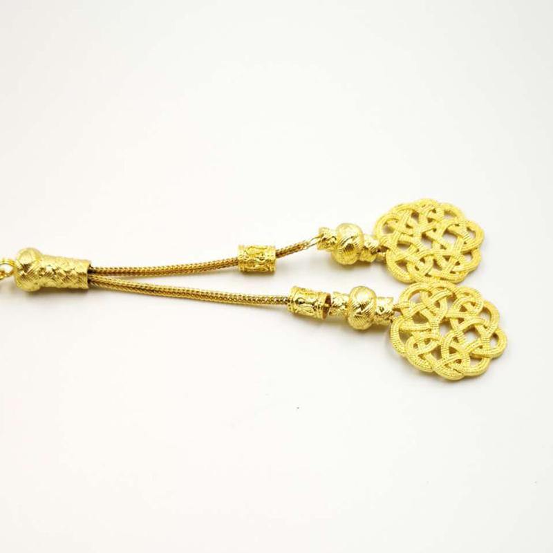 Real insect 33 Tasbih Golden Kazaz Tassel Eid gift For Muslim prayer beads Rosary Man's Misbaha Islamic Turkish Resin Bracelets - Bashatasbih
