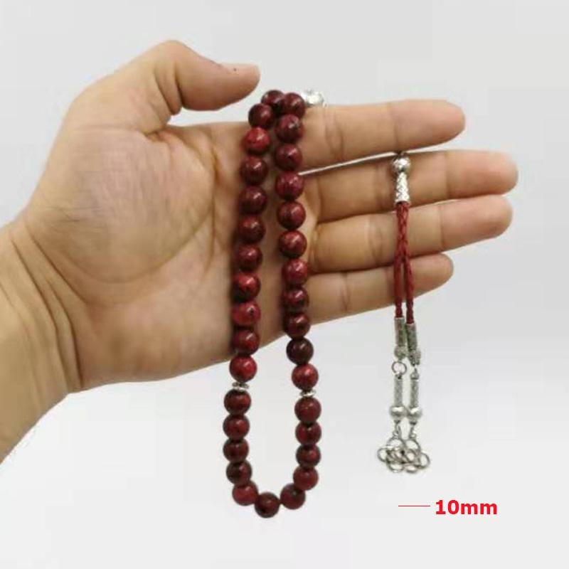 سبحة حجر سمسم أحمر - Albashan