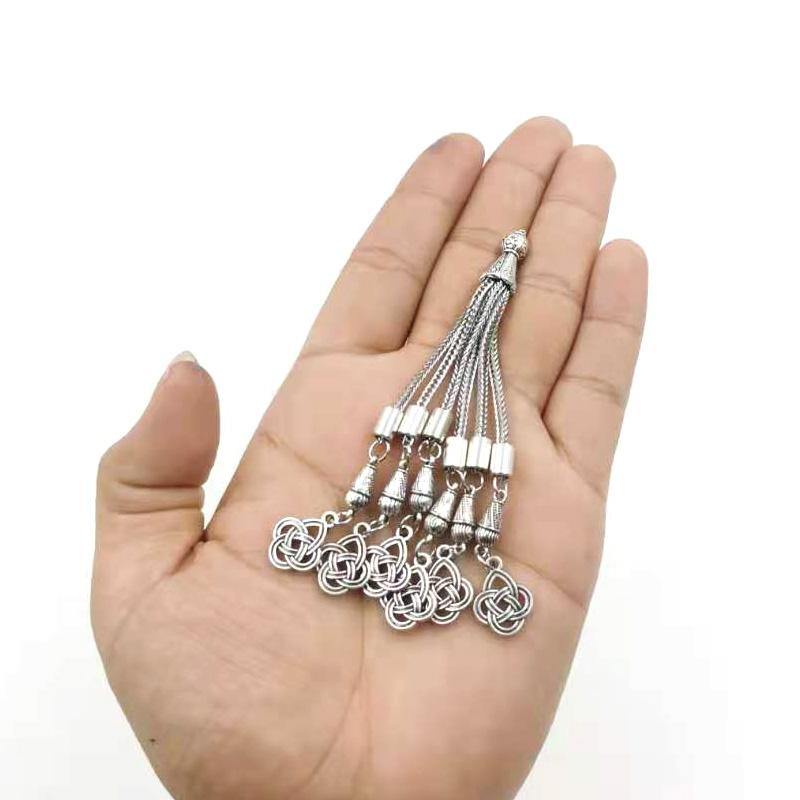ستة سلاسل شرابة معدنية إكسسوارات السبحة - Albashan