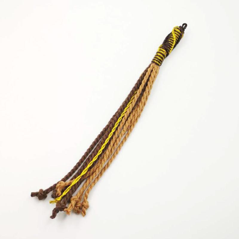 Turkish style Cotton Tasbih Tassels Handmade Karkoosha Coffee Color Muslim Rosary Tassels - Bashatasbih