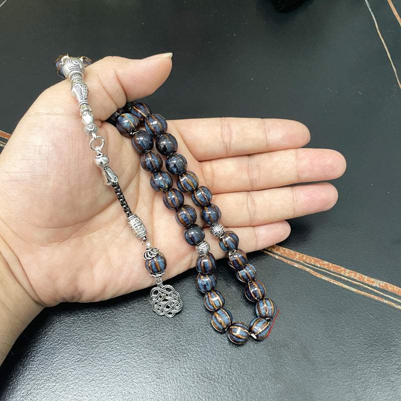 سبحة سيراميك 33 خرز شكله بطيخ