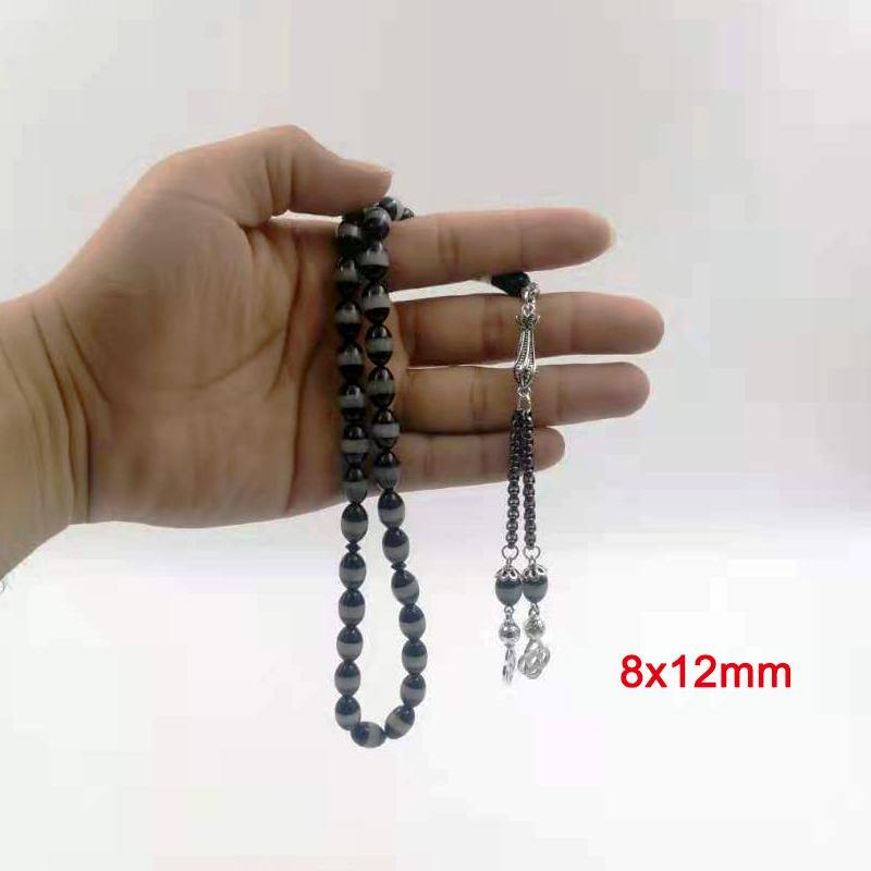 سبحة رجاليه مستكة اسود شرابة تصميم جديد - Albashan