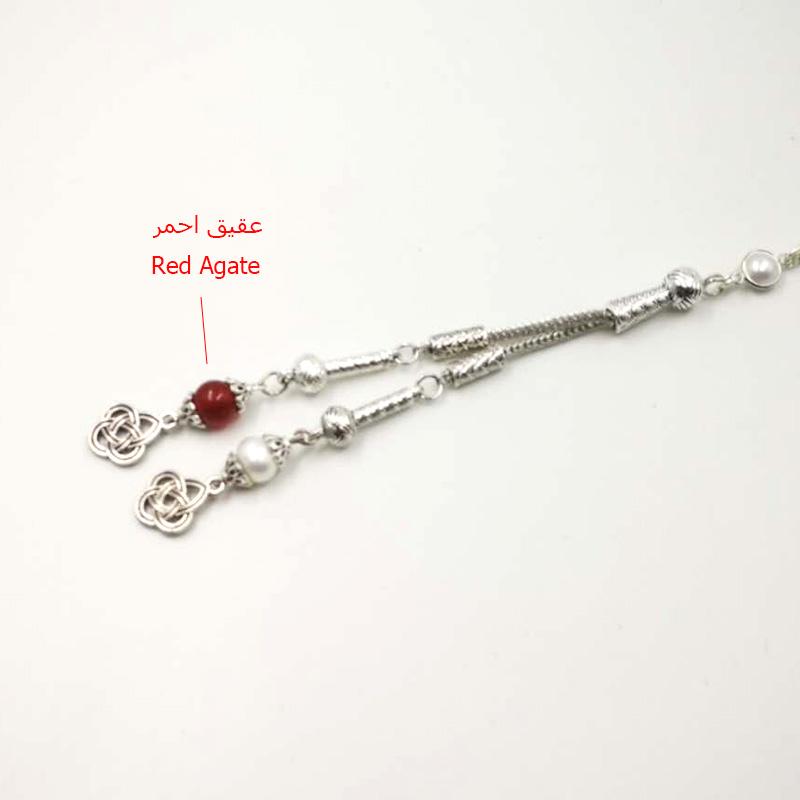 Natural Pearl Tasbih 33 66 99Muslim Freshwater pearl Tasbih gift pearl bracelet Women Misbaha love gift Islamic jwelry for women - Bashatasbih