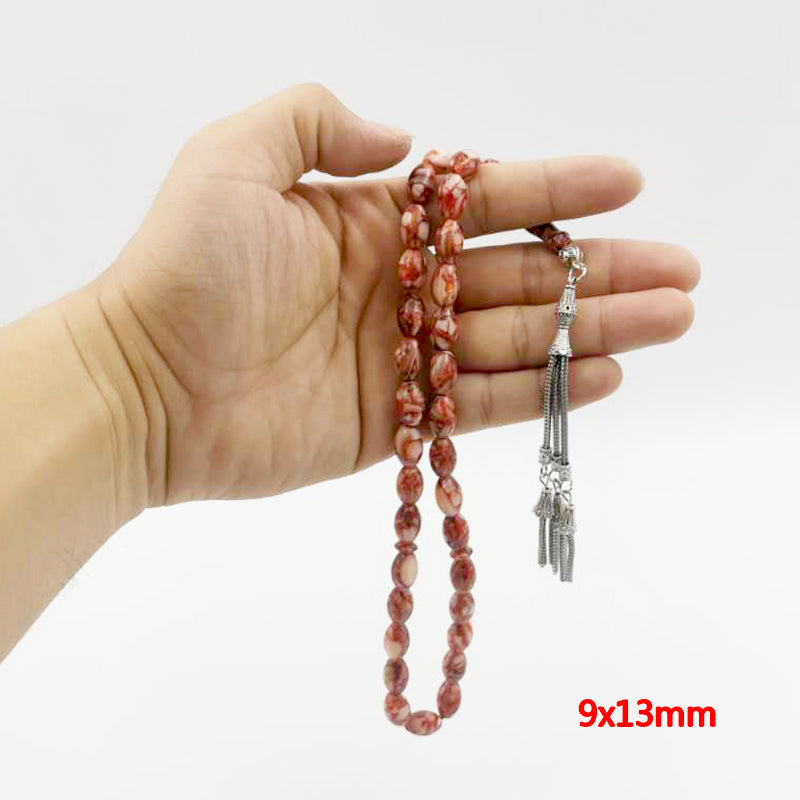 سبحة صدف احمر طبيعي