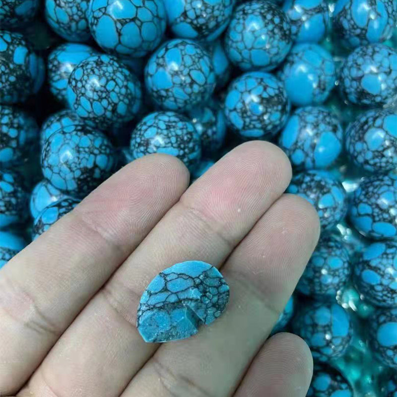 سبحة رجاليه فيروز منغوليا طبيعي حجم كبير