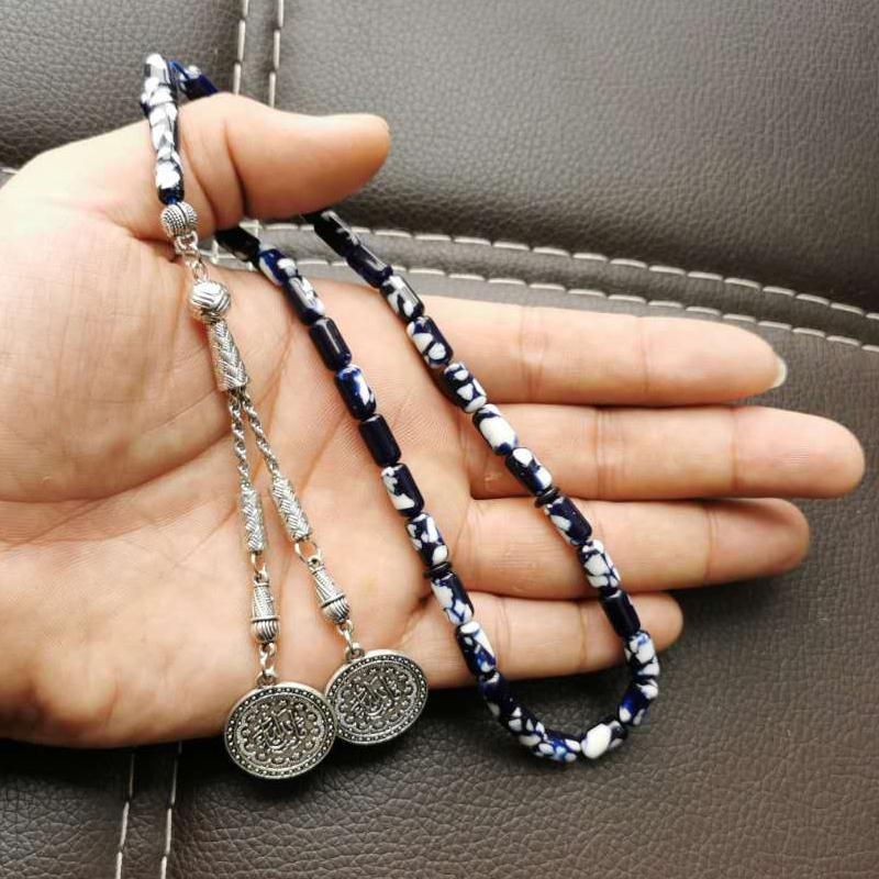 سبحة مستكة ازرق