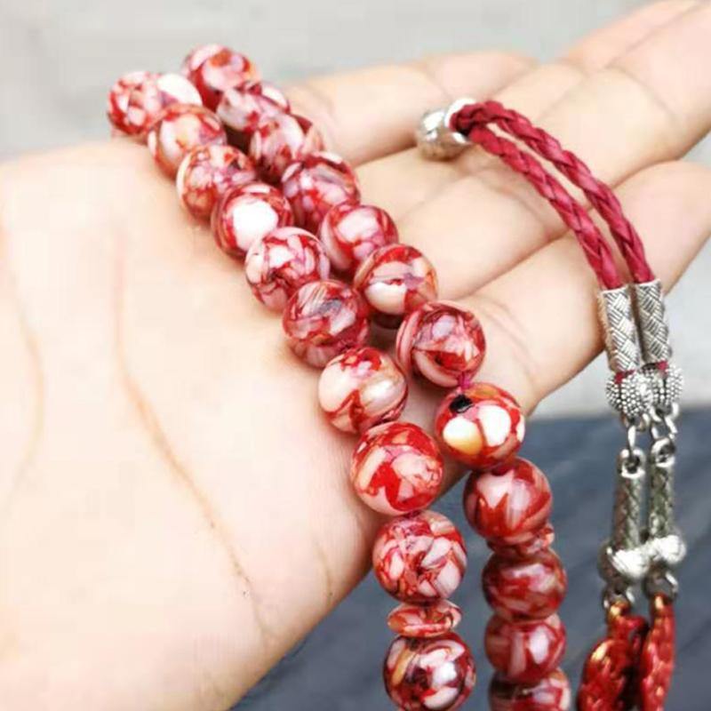 سبحة مميزة صدف احمر مع طربزونة احمر - Albashan