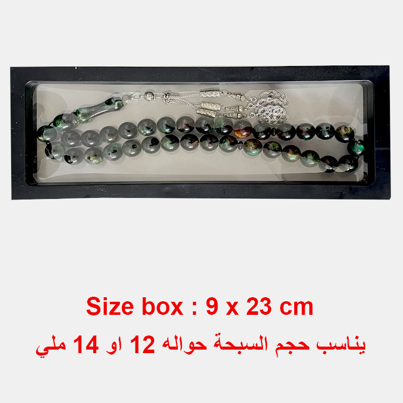 علب مميزه 3 دي شفافي علب عرض المجوهرات السبحة والاساور او خواتم