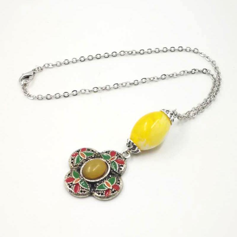 Car Accessories pendant Yellow Resin A distinctive type pendant - Bashatasbih