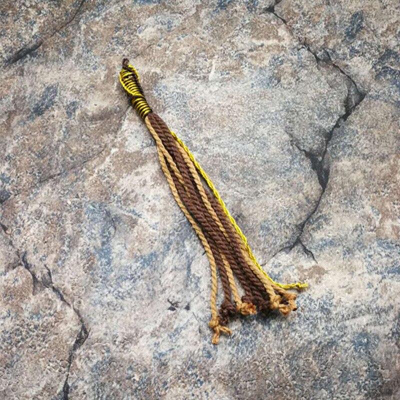 Turkish style Cotton Tasbih Tassels Handmade Karkoosha Coffee Color Muslim Rosary Tassels - Bashatasbih