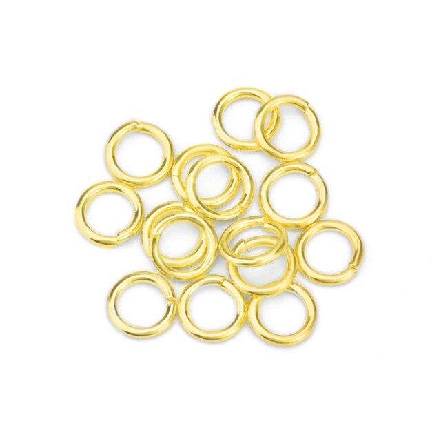 200pcs DIY Rings Making Tasbih Gold Silver Color Split Rings Connectors For Bracelet Jewelry Making Supplies DIY - Bashatasbih