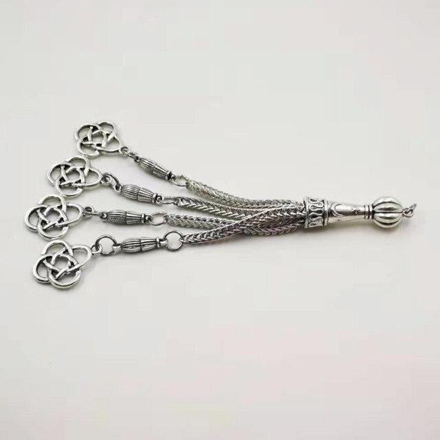 TASBIH tassels 2019 Fashion 4 chains accessories Classic style popular rosary tassel metal misbaha Pendant - Bashatasbih
