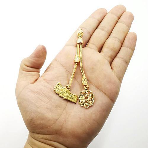 قلادة ذهبية تركيا شرابة الشعار الوطني مسبحة شرابة تركيا التبعي - Albashan