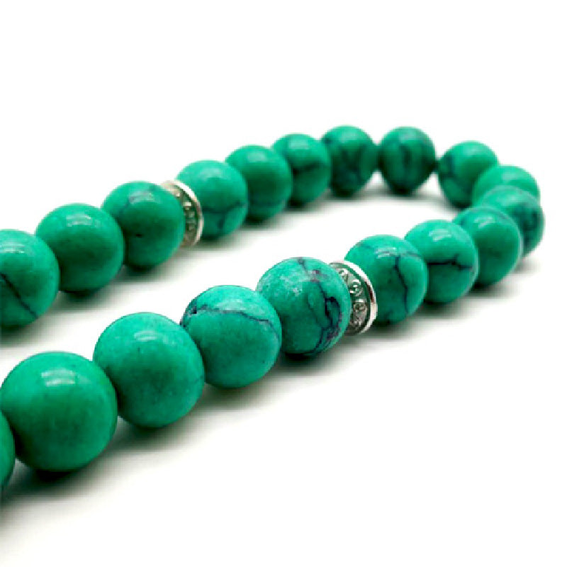 سبحة رجاليه حجر فيروز اخضر