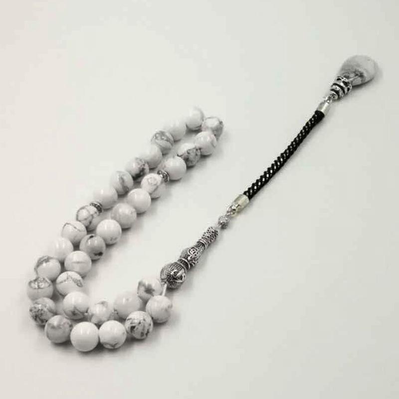 HOLOLITE STONE Turquoises Tasbih 2019 style misbaha natural stone rosary Muslim 33 66 99 prayer beads March 8 Jewelry gift - Bashatasbih