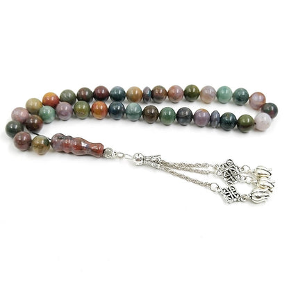 سبحة حجر عقيق هندي