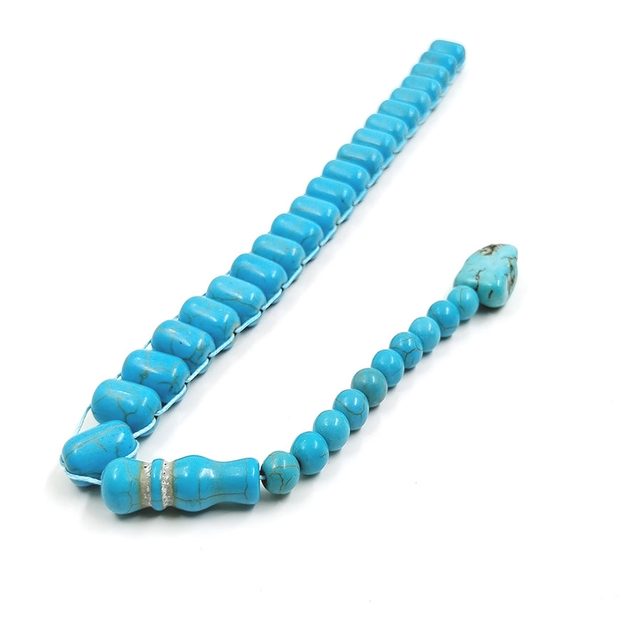 سبحة حجر فيروز الاكسسوار تركي بيدي