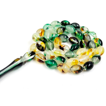 سبحة مستكة اخضر مضيئة بالظلام