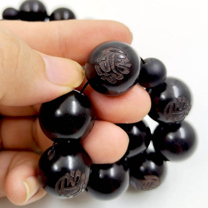 سبحة خشب صندل اسود