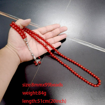 سبحة 99 خرز من احجار طبيعي