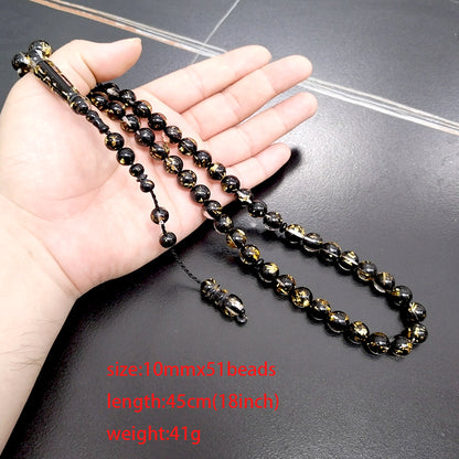 سبحة باكلايت مميزة لون اسود و ازرق