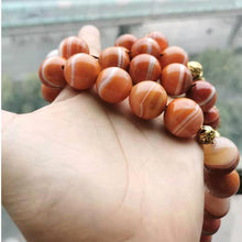 سبحة حجر كريم عقيق حجم كبير طبيعي - Albashan تحميل الصورة في عارض المعرض
