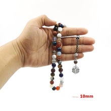 Tasbih From 12 natural gemstones stone beads - Bashatasbih تحميل الصورة في عارض المعرض
