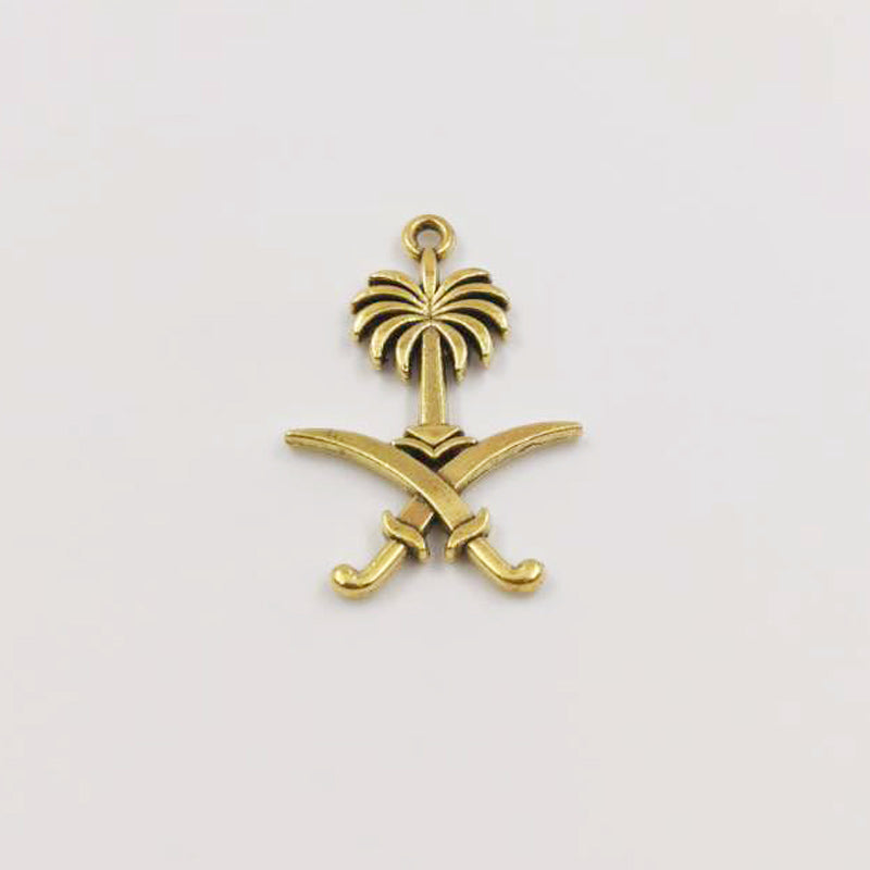 شعار سعودية فضي مع ذهبي