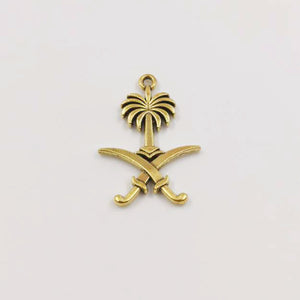 شعار سعودية فضي مع ذهبي