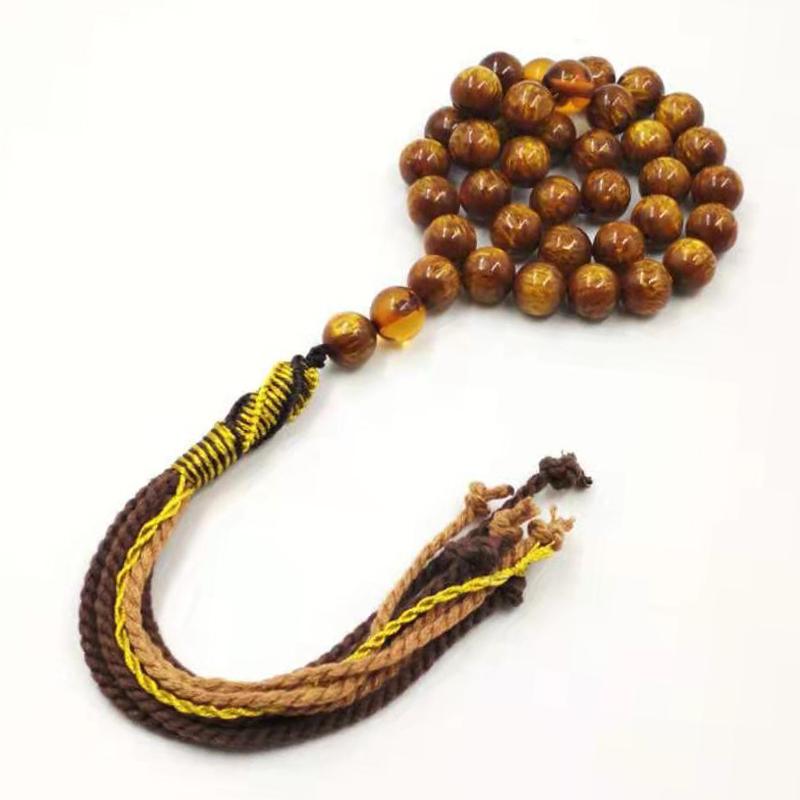 Muslim Man's Resin Tasbih 33 66 99beads with insect beads Turkey Royal handmade tassels New design Misbaha Muslim Rosary - Bashatasbih