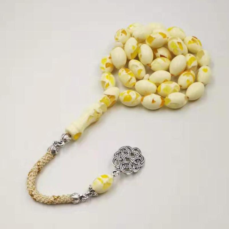 Man's tasbih 33 45 66 99 beads Resin bracelet Gift for muslim special Trabzon tassel Man's islamic bracelet Misbaha - Bashatasbih