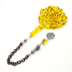 Golden insect Tasbih Islam Rosary 33 beads Luxury bracelet Eid gift For Muslim prayer beads Man's Misbaha insect Gold Bracelets - Bashatasbih
