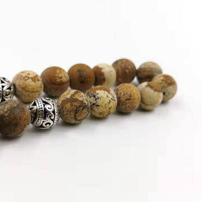 Natural JASPERs stone tasbih Muslim Bracelets Man's misbaha Gift prayer beads islam Jewelry Saudi arabia Fashion Accessories - Bashatasbih