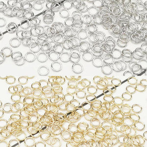200pcs DIY Rings Making Tasbih Gold Silver Color Split Rings Connectors For Bracelet Jewelry Making Supplies DIY - Bashatasbih