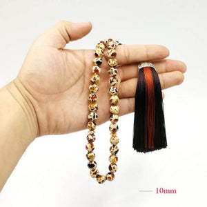 Personalized Tasbih resin rosary Muslim prayer beads misbaha Cotton tassel gift ramadan - Bashatasbih