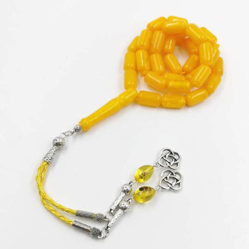 Resin tasbih 33 beads Gift for Eid al-Adha Metal Trabzon and Insect Resin tassel real Animal Ants bracelet Misbaha - Bashatasbih