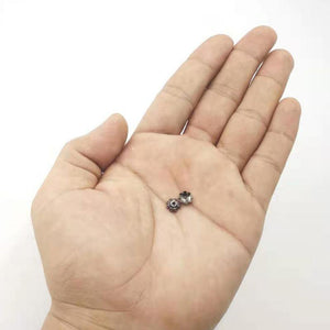 Black alloy parts making tasbih Metal fittings tassels cap Tasbih accessories muslim misbaha Black beads - Bashatasbih